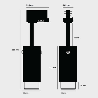 Buster & Punch Exhaust Linear GU10 svítidlo pro 3F lištu
