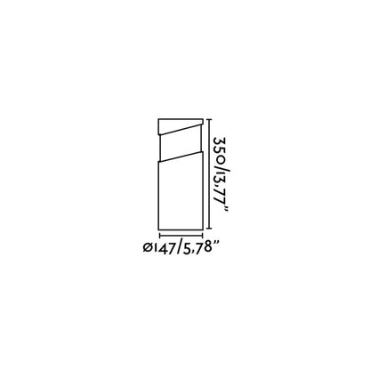 Faro Block E27 IP65 stolpna zunanja svetilka