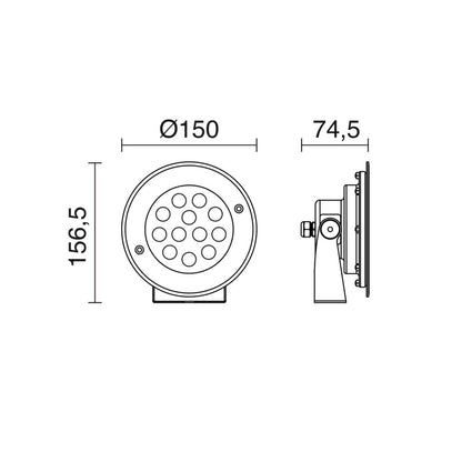 Cristher Gamble 150 LED podvodna svetilka