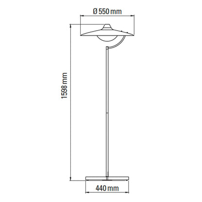 DCW éditions Biny LED talna svetilka