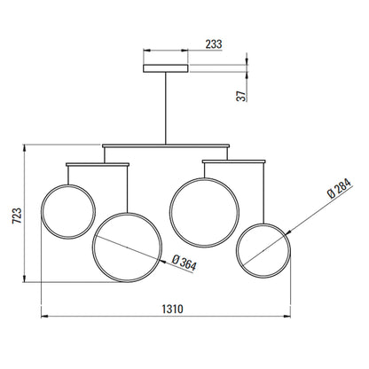DCW éditions Focus LED viseča svetilka