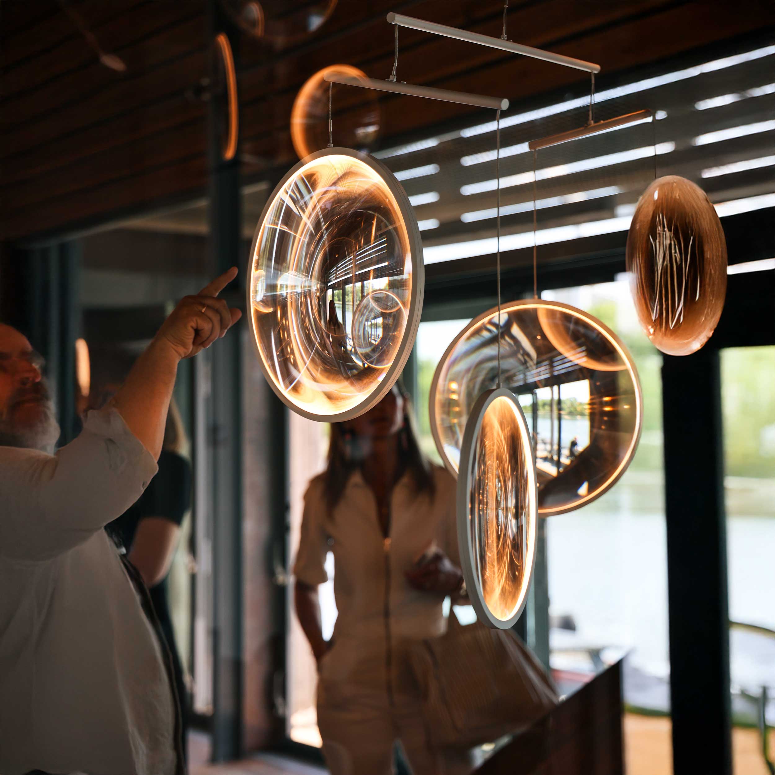 DCW éditions Focus LED viseča svetilka
