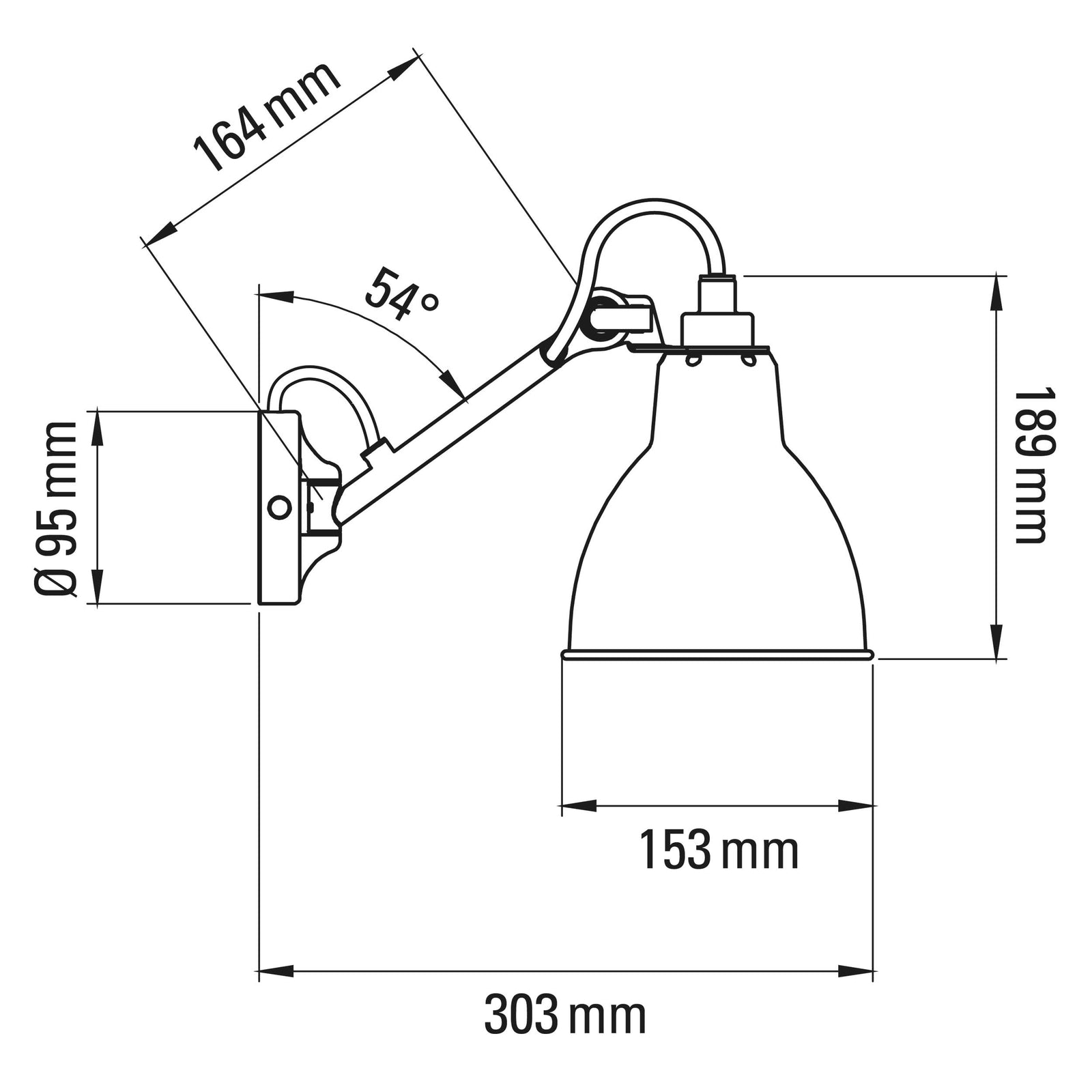 DCW éditions Lampe Gras N°104 E27 nočna svetilka