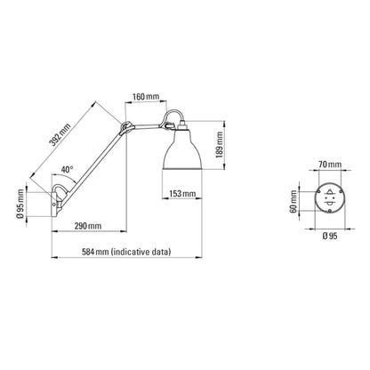 DCW éditions Lampe Gras N°122 E27 kopalniška svetilka IP44