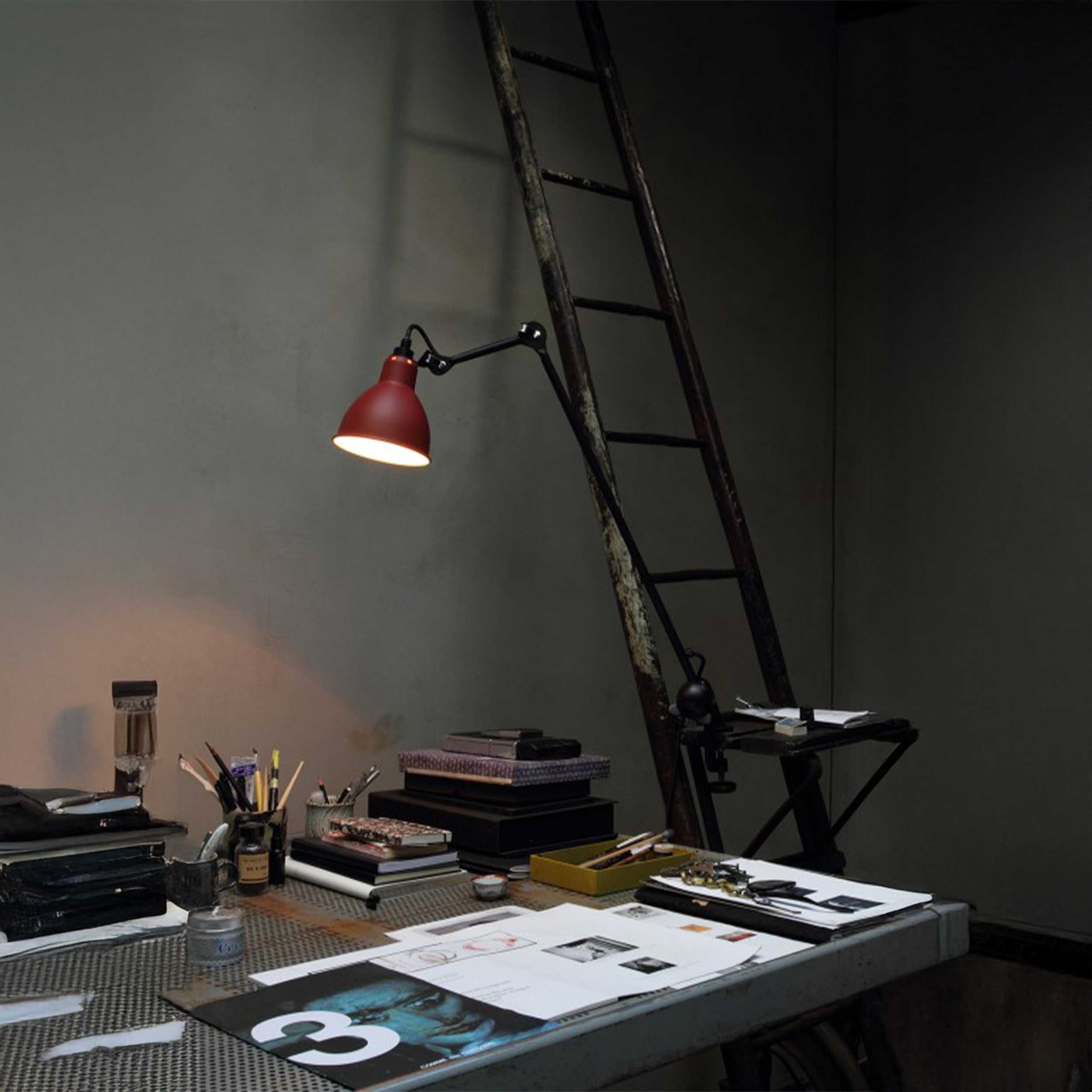 DCW éditions Lampe Gras N°201 E14 namizna svetilka s sponko