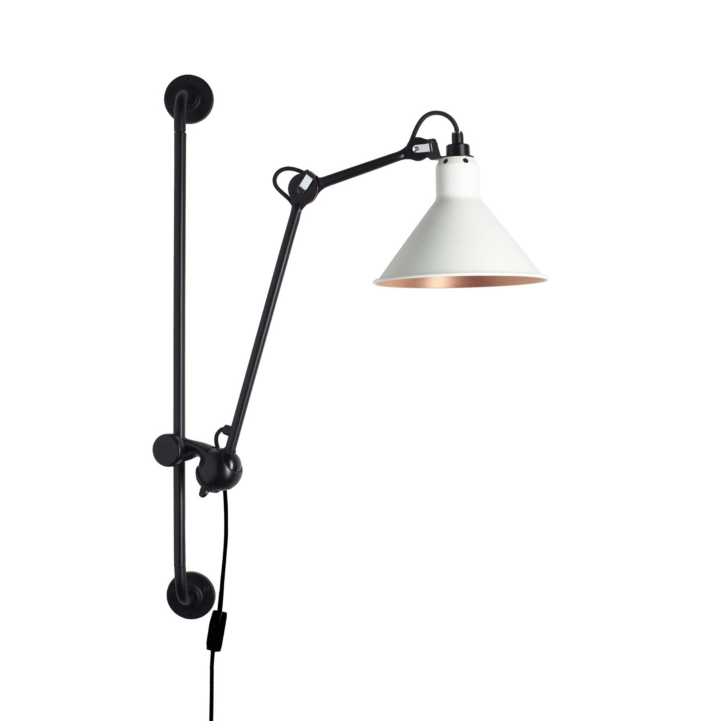 DCW éditions Lampe Gras N°210 E14 stenska svetilka s stikalom