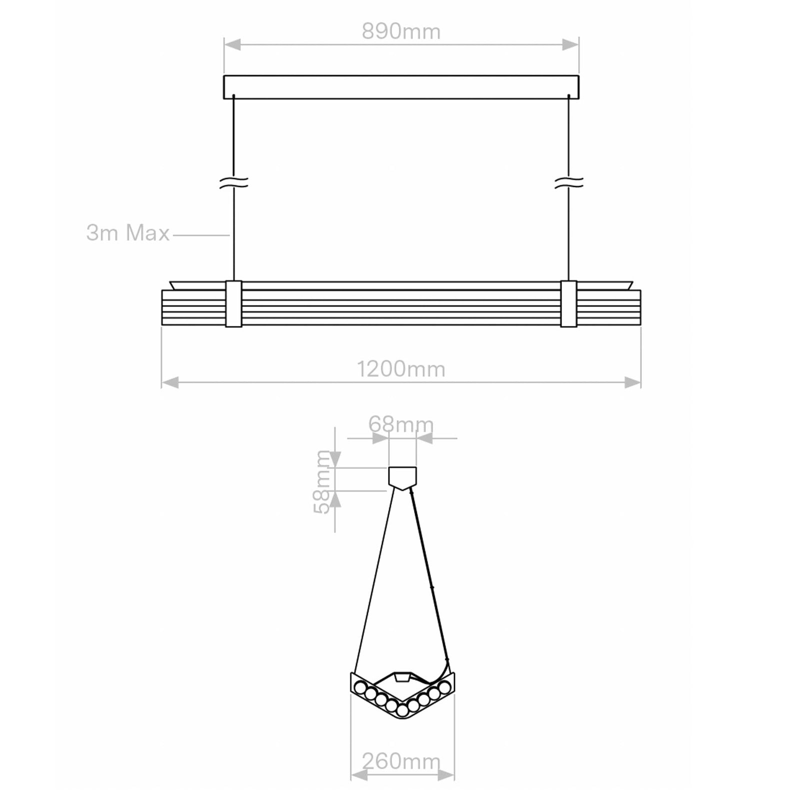 DCW éditions Seagull LED viseča svetilka