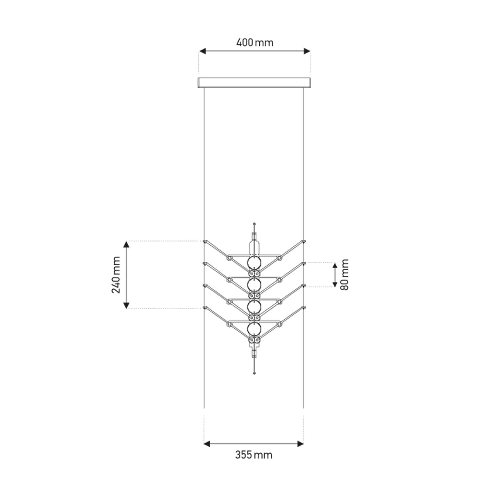 DCW éditions VVV LED viseča svetilka