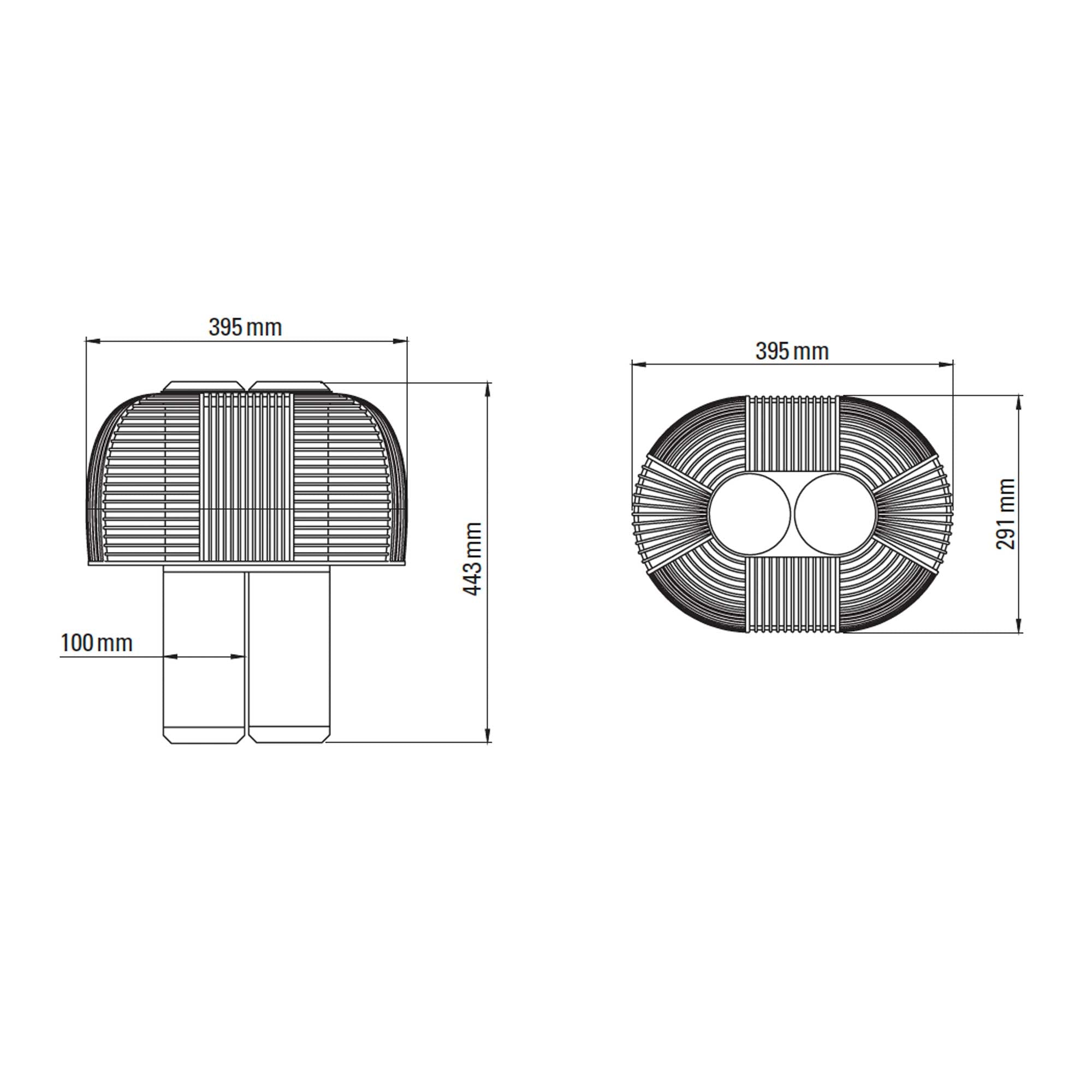 DCW éditions Yasuke LED namizna svetilka