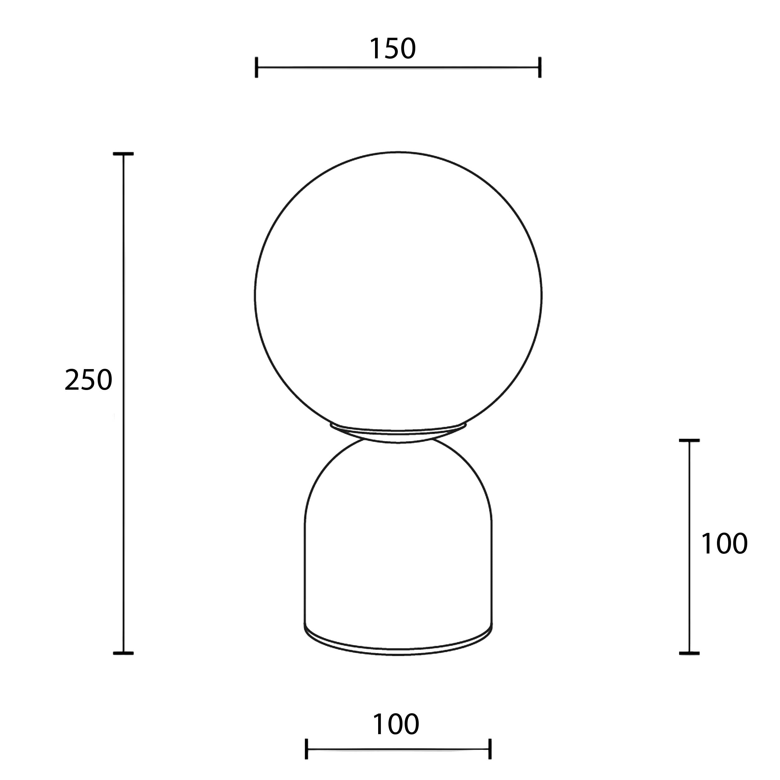 Maytoni Double Moon LED prenosna namizna svetilka