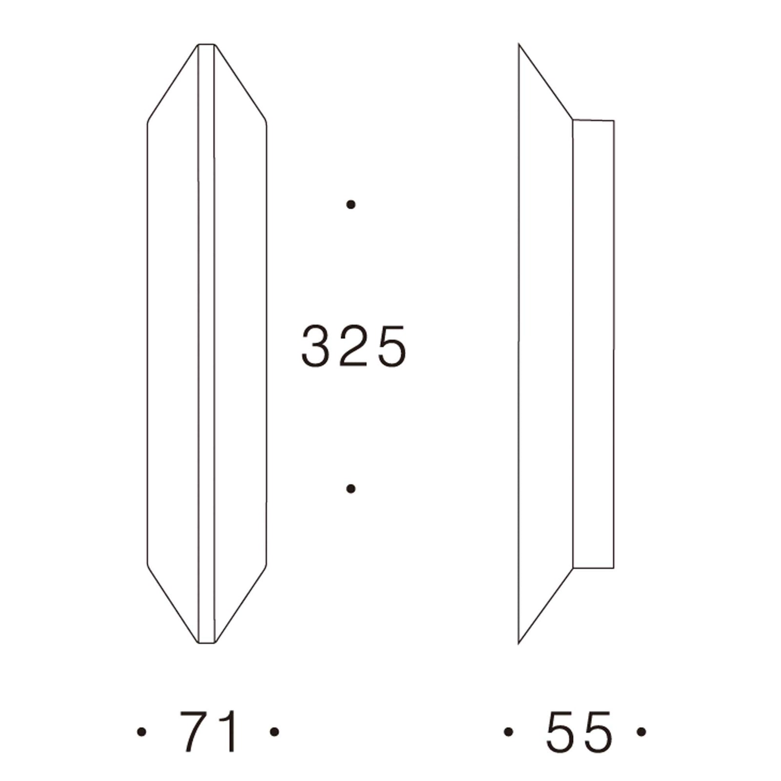 Duaro LED nástěnné svítidlo Ra>90