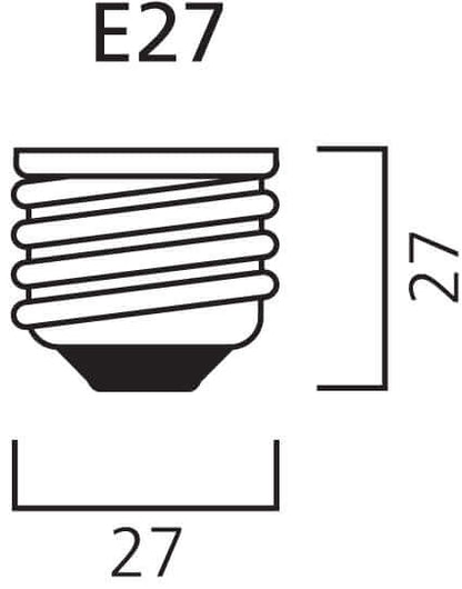 LED žárovka Sylvania RETRO E27 2700K 7W stmívatelná
