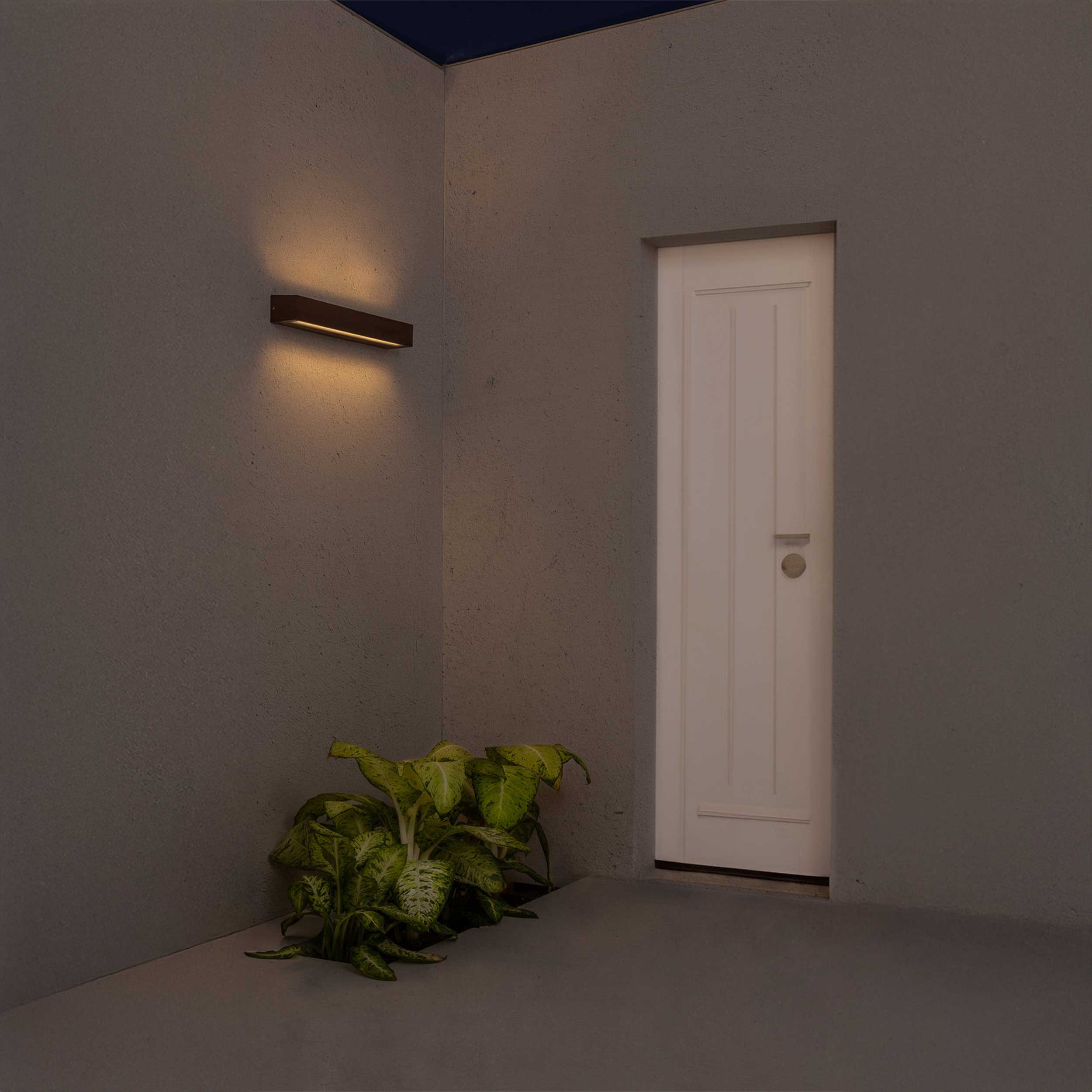 Faro Brume LED glass ceiling light IP44