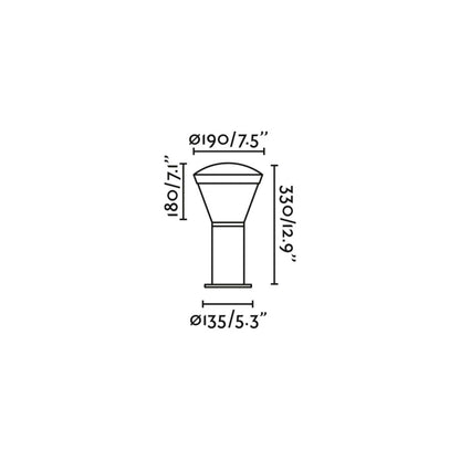 Faro Shelby LED sloupkové venkovní svítidlo IP54