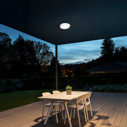 Faro Brume LED glass ceiling light IP44