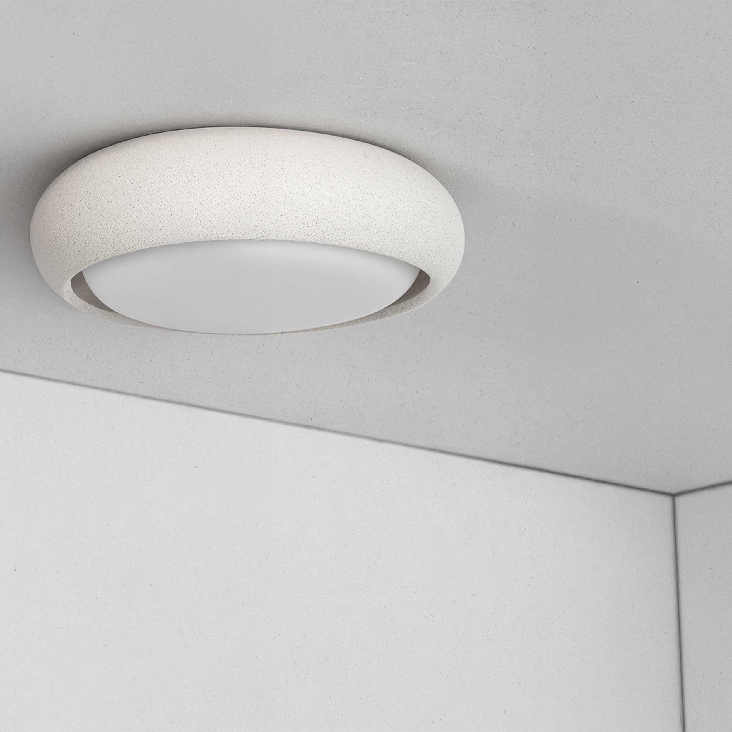 Faro Brume LED glass ceiling light IP44