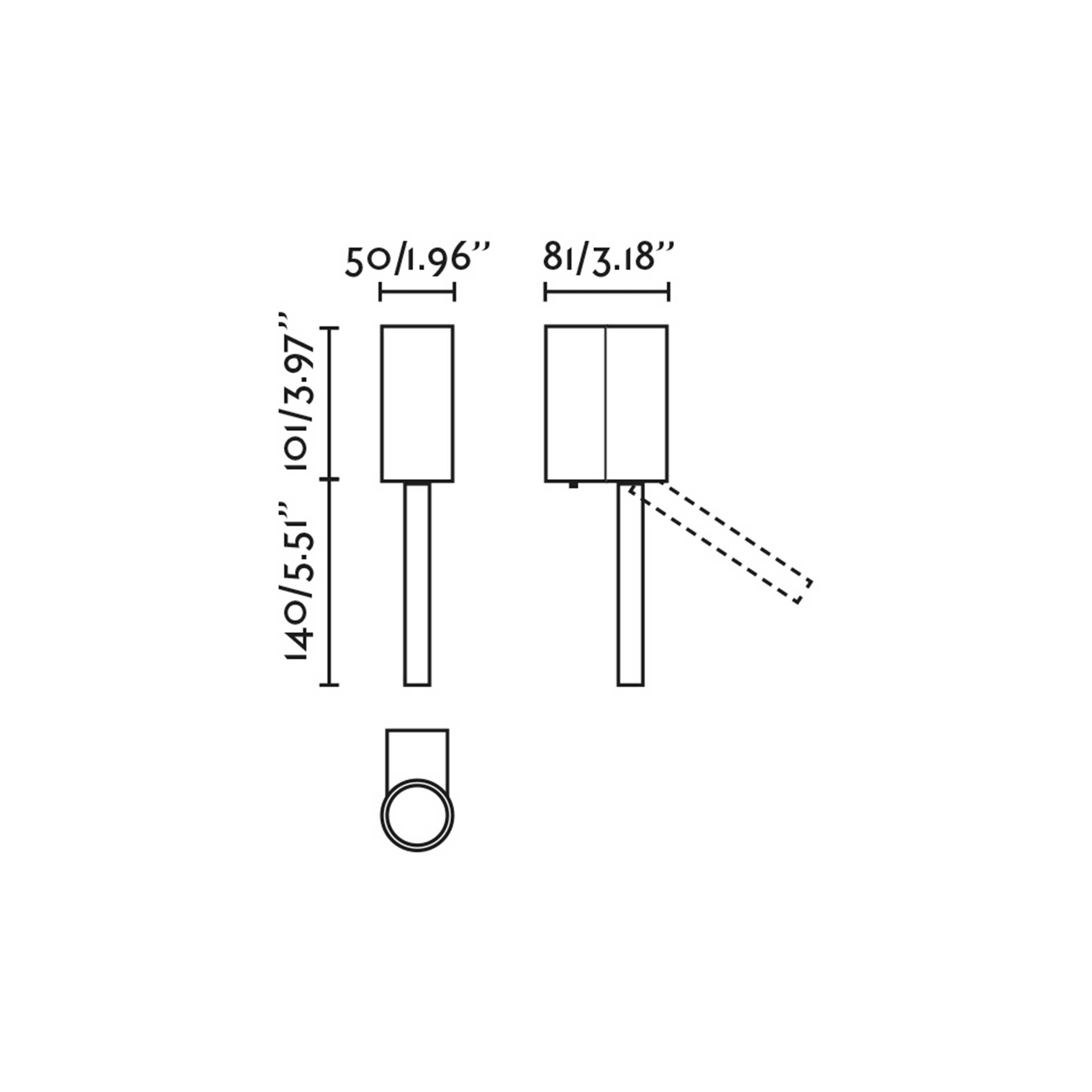 Stenska svetilka Faro Dante LED
