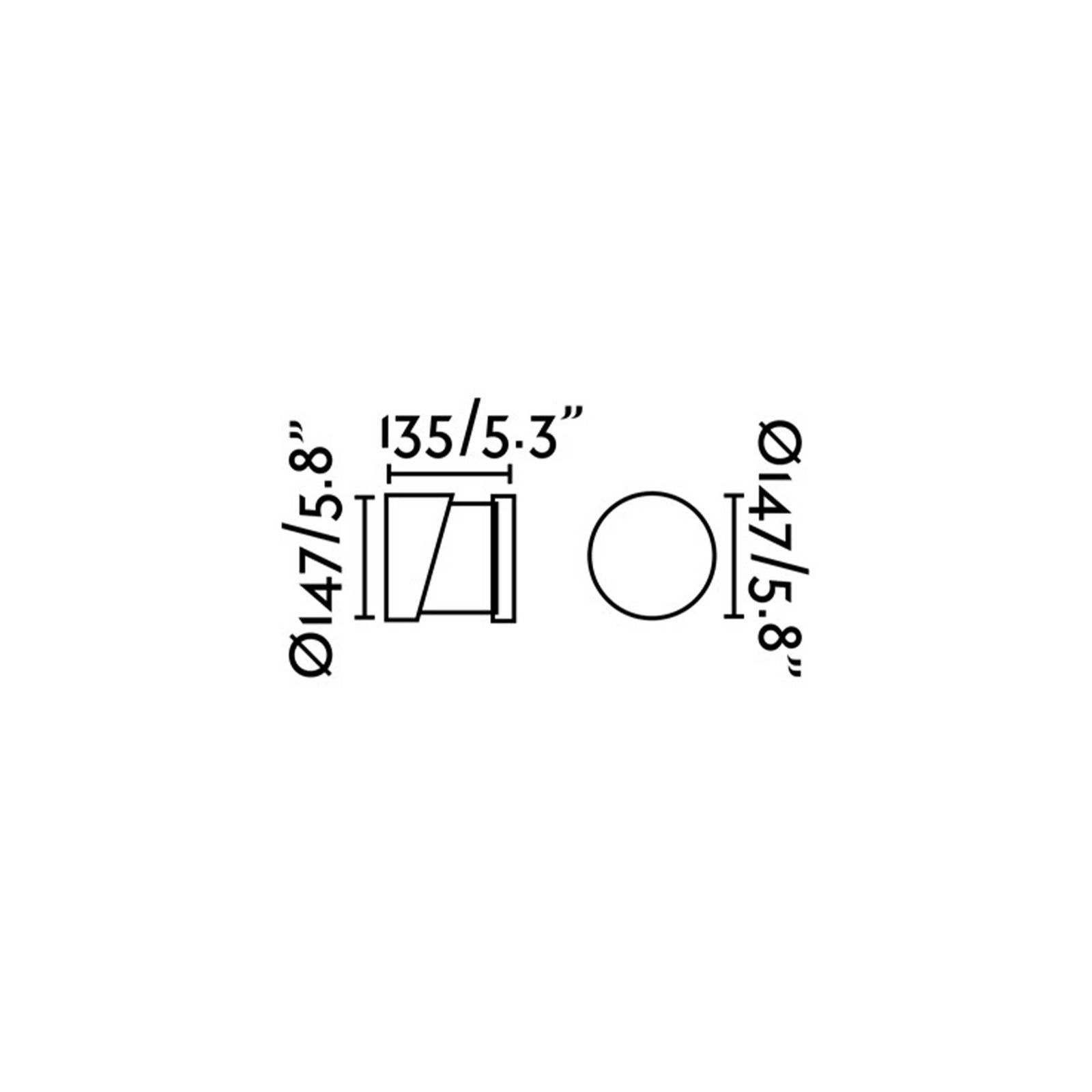 Faro Block E27 zunanja stenska svetilka IP65