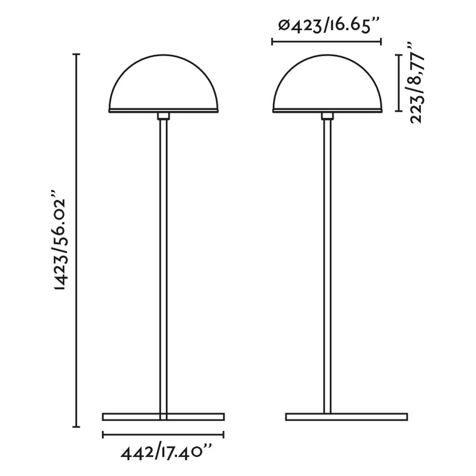 Talna svetilka Faro Dome E27
