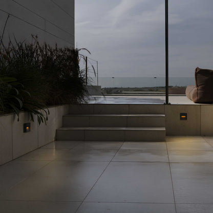 Faro Dune LED kvadratna zunanja stenska svetilka IP65