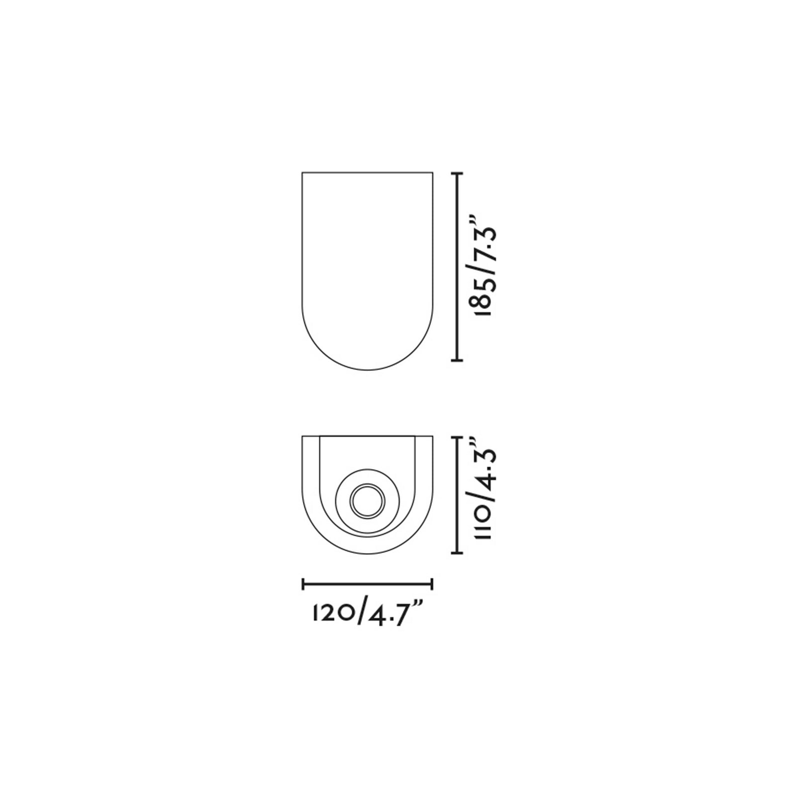 Faro Iglu LED zunanja stebriščna svetilka IP65