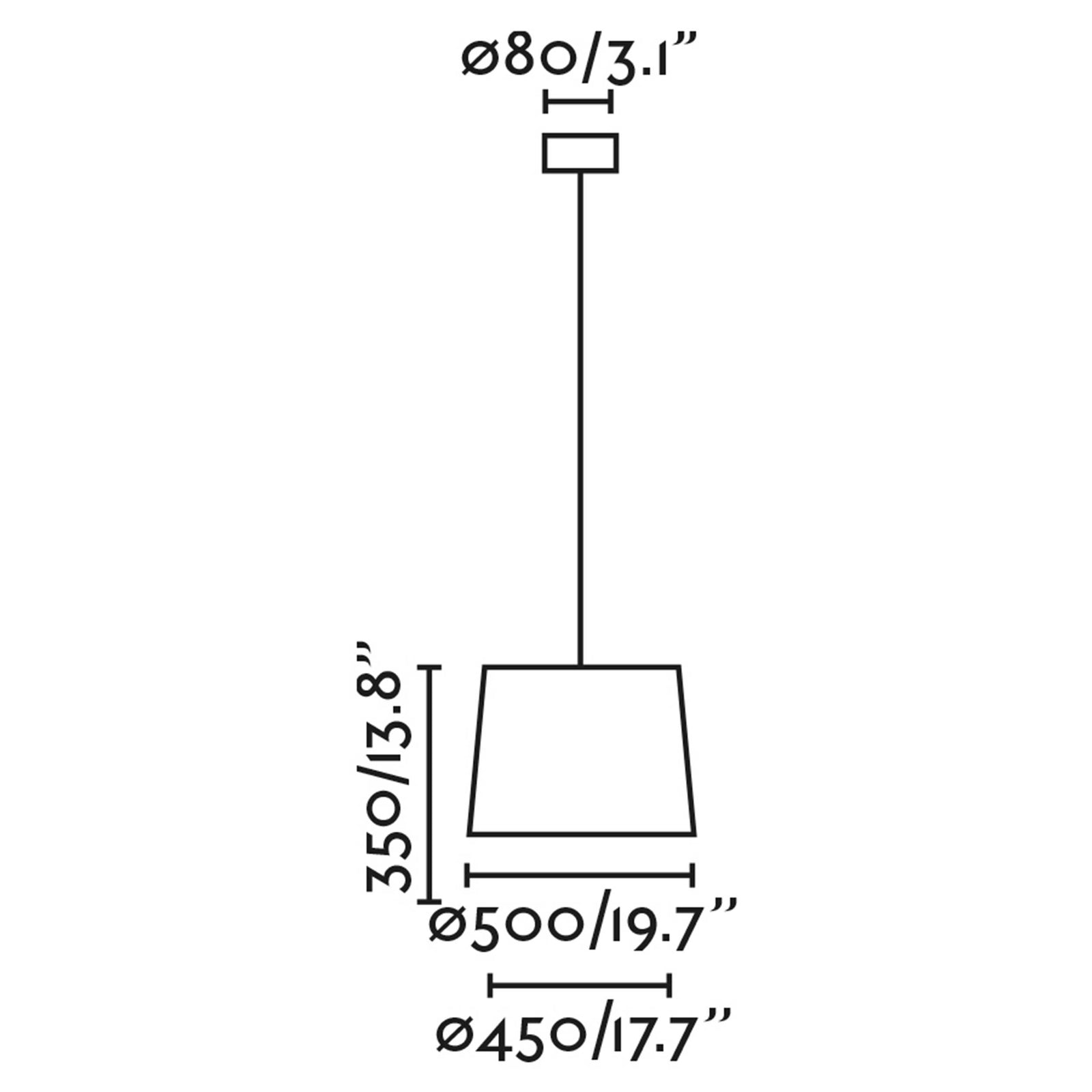 Obesna svetilka Faro Samba E27
