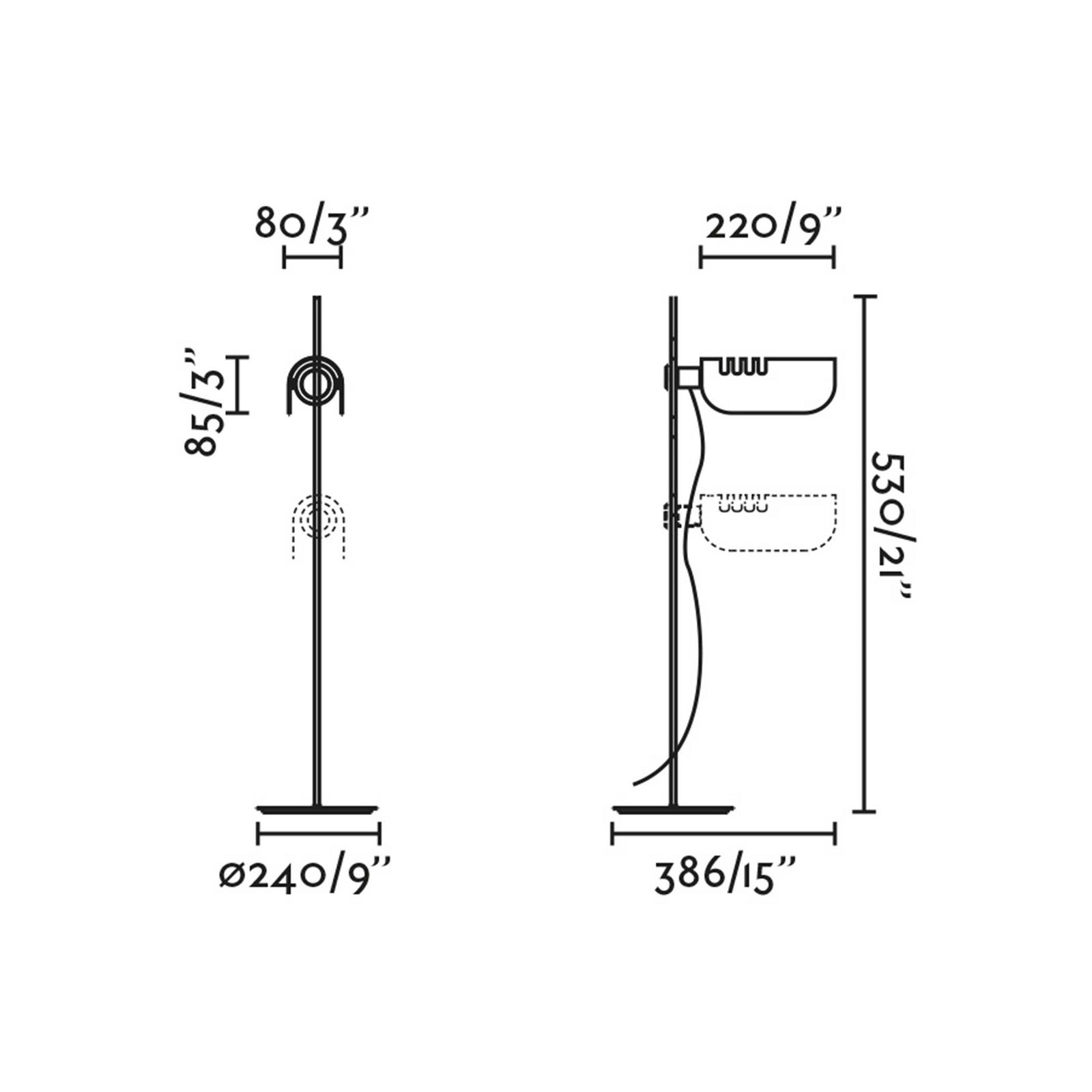 Namizna svetilka Faro Martinica E27