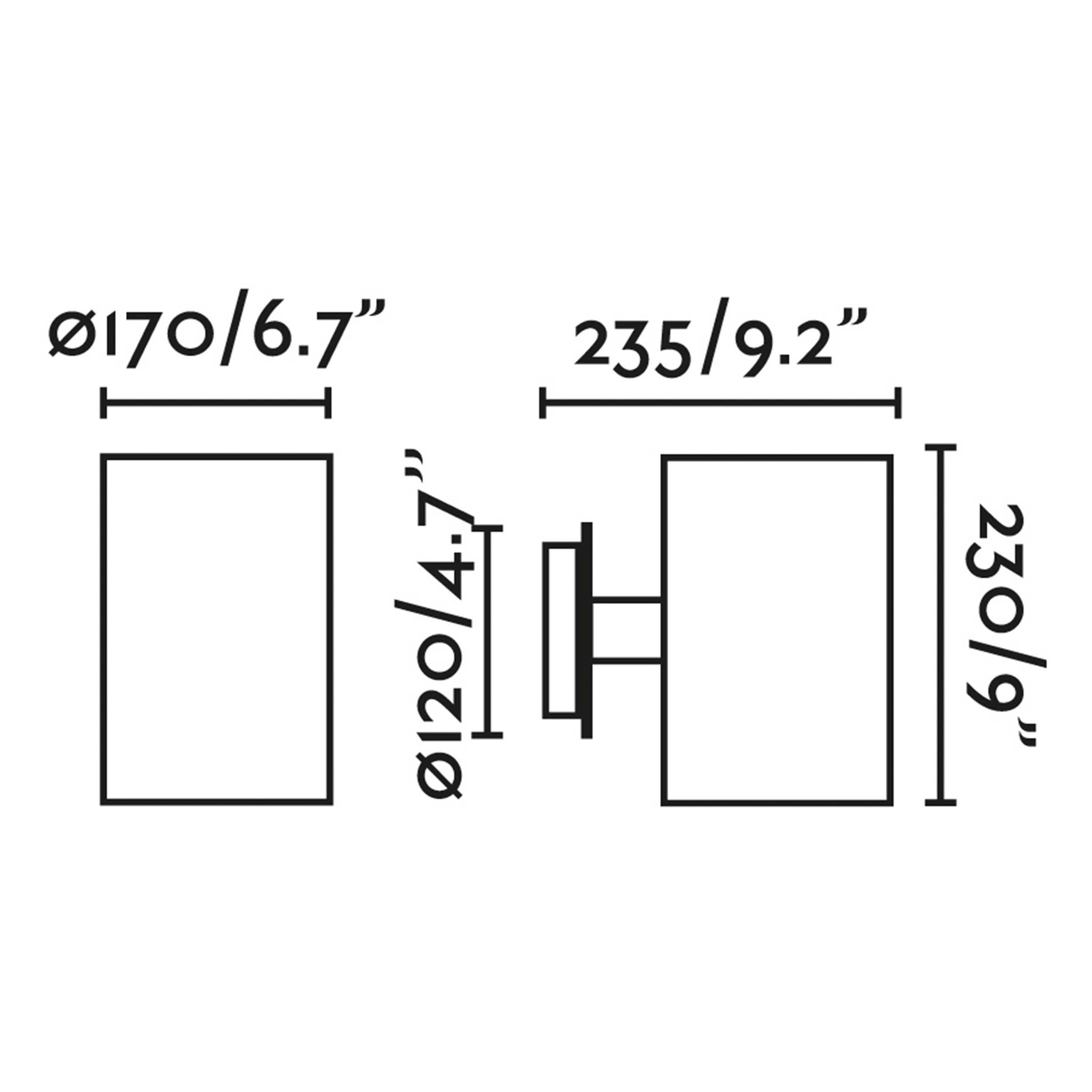 Stenska svetilka Faro Guadalupe E27
