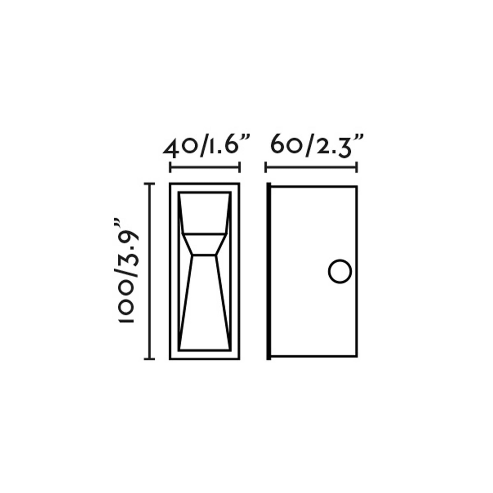 Faro Til LED stenska vgradna zunanja svetilka IP65