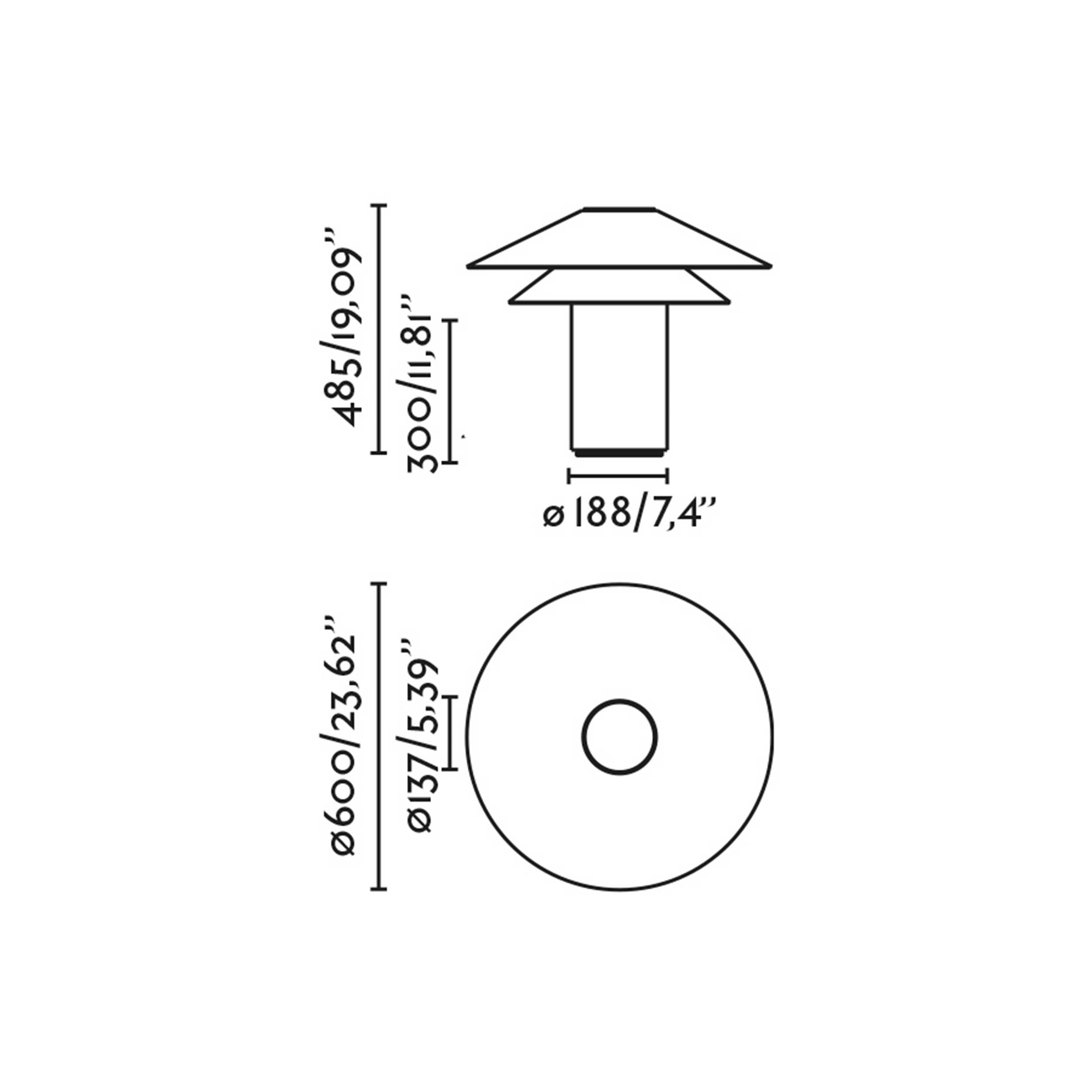 Faro Berni E27 table light