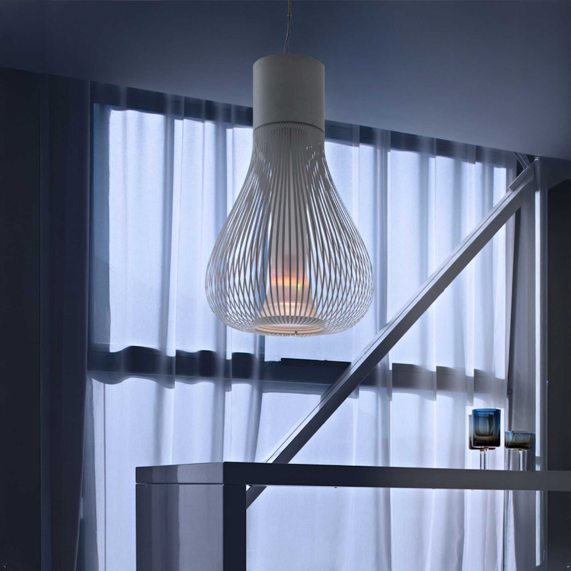 Flos Chasen E27 závěsné skleněné svítidlo