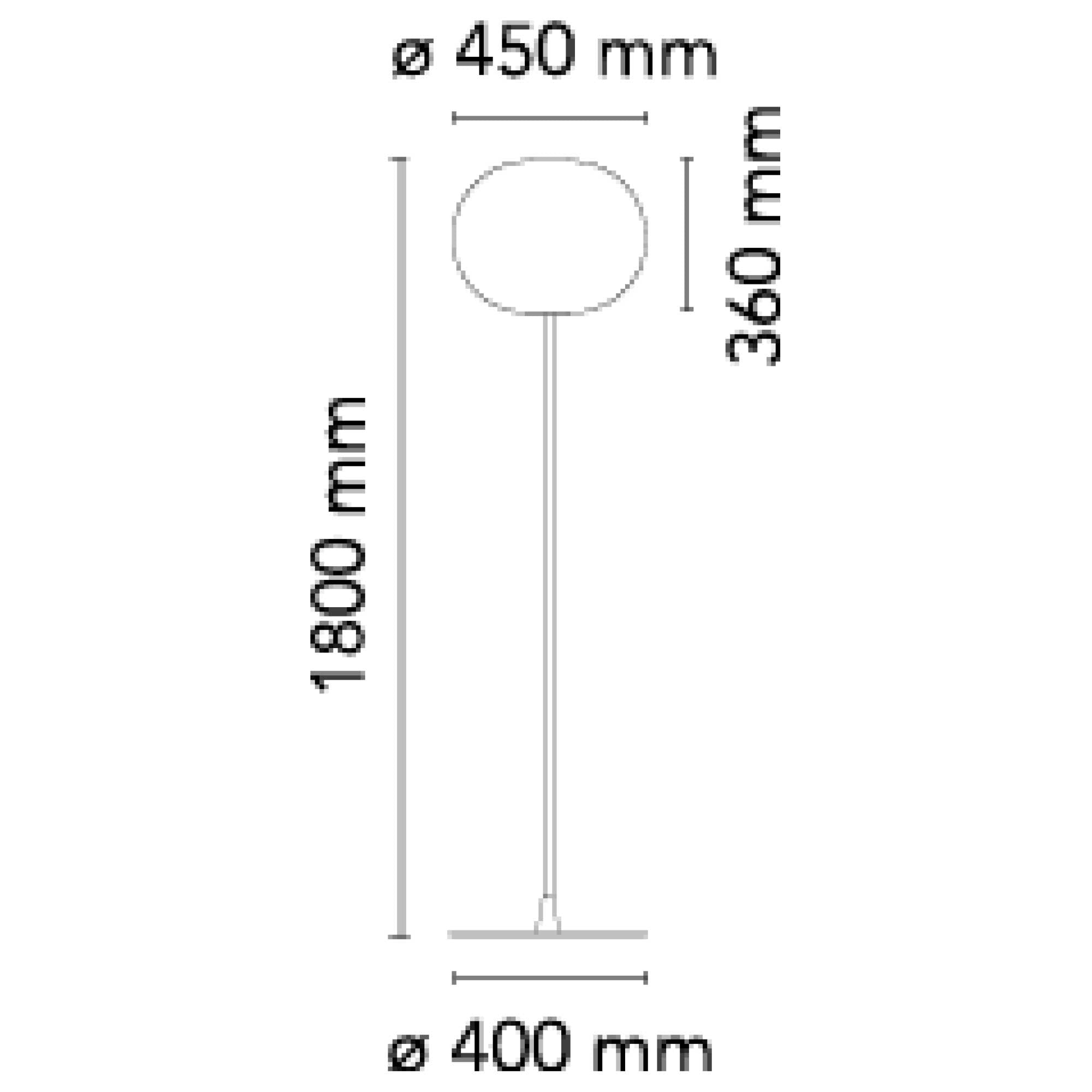 Flos Glo-Ball E27 stojací svítidlo
