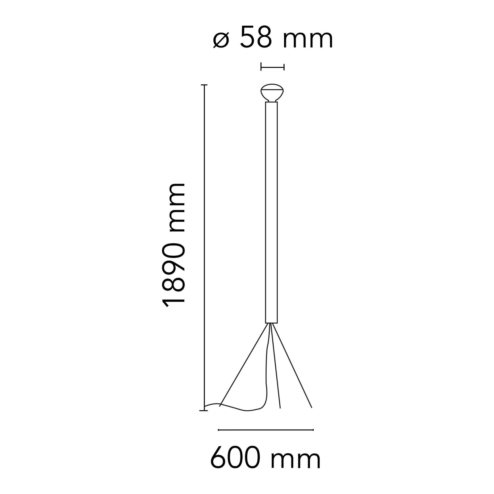 Flos Luminator E27 ikonická stojací lampa