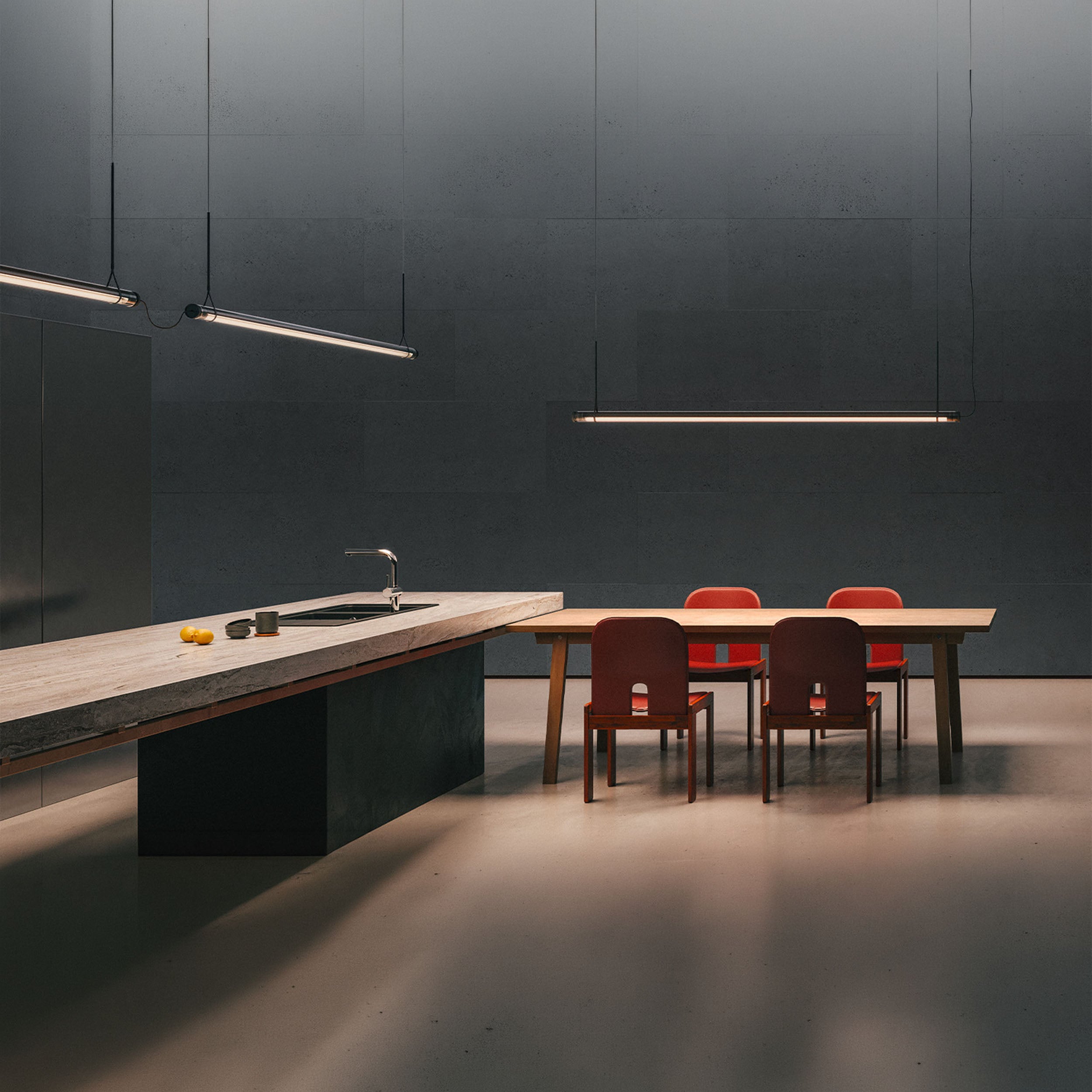 Marset Fris Pro LED 155 viseča linijska svetilka