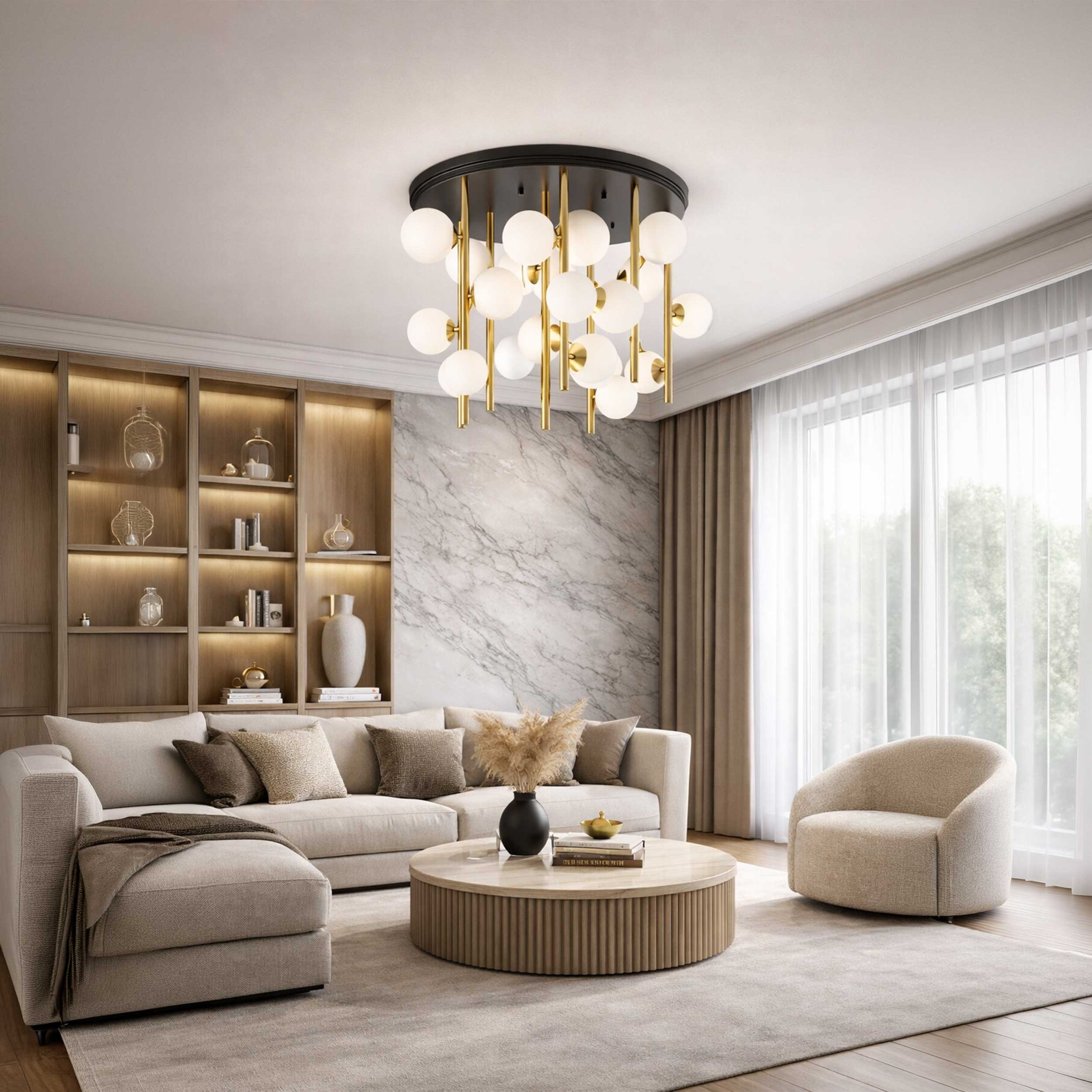 Ideal lux Perlage G9 viseča stropna svetilka