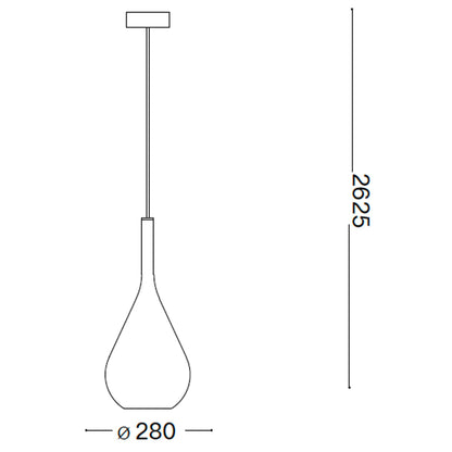 Ideal Lux Kalique E27 závěsné svítidlo