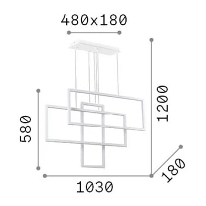 Ideal lux Frame LED závěsné svítidlo