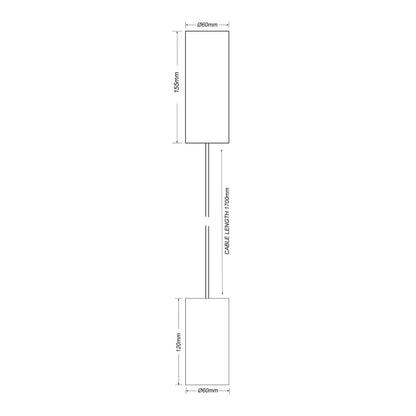 KARIZMA luce Dea Vesta PE LED svítidlo bílé