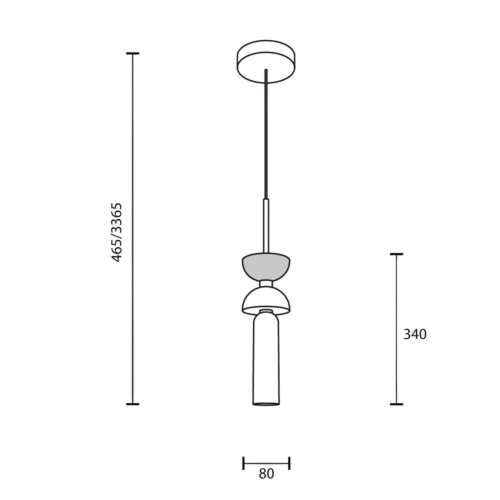 Maytoni Kyoto G9 viseča svetilka v slogu japandi
