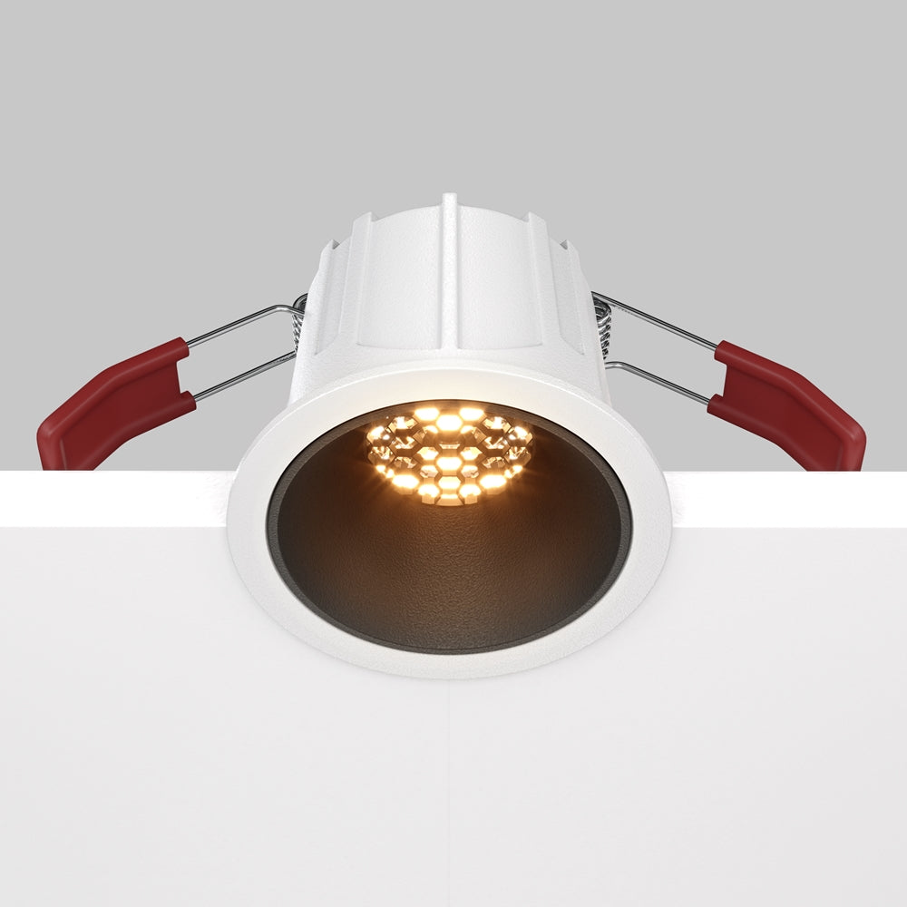 Maytoni downlight Alfa LED 36° vgradna okrogla svetilka, črna