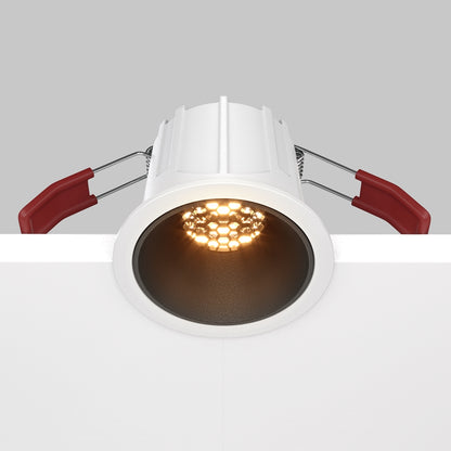 Maytoni downlight Alfa LED 36° vgradna okrogla svetilka, črna