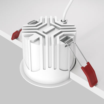 Maytoni downlight Alfa LED 36° vgradna okrogla svetilka, črna