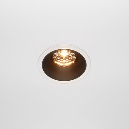 Maytoni downlight Alfa LED 36° vgradna okrogla svetilka, črna