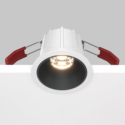 Maytoni downlight Alfa LED 36° vgradna okrogla svetilka, črna