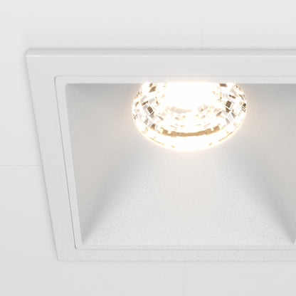 Maytoni downlight Alfa LED 10W 36° vgradna kvadratna svetilka, bela