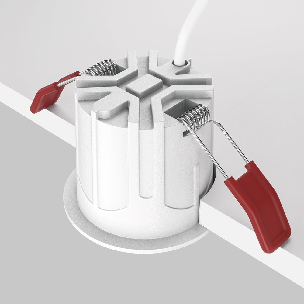 Maytoni downlight Alfa LED 36° vgradna okrogla svetilka, črna