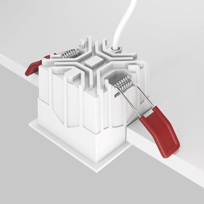 Maytoni downlight Alfa LED 10W 36° vgradna kvadratna svetilka, bela