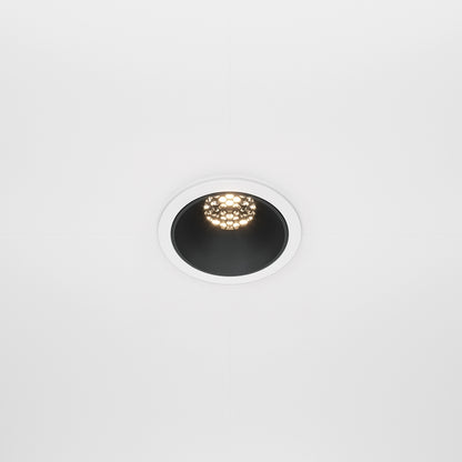 Maytoni downlight Alfa LED 36° vgradna okrogla svetilka, črna