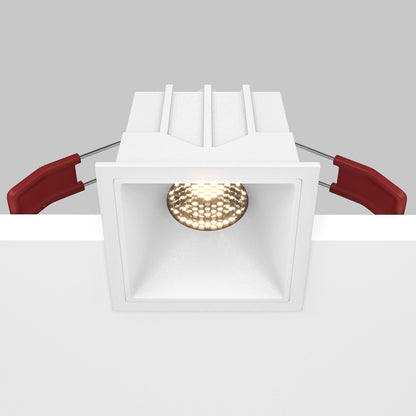 Maytoni downlight Alfa LED 10W 36° vgradna kvadratna svetilka, bela