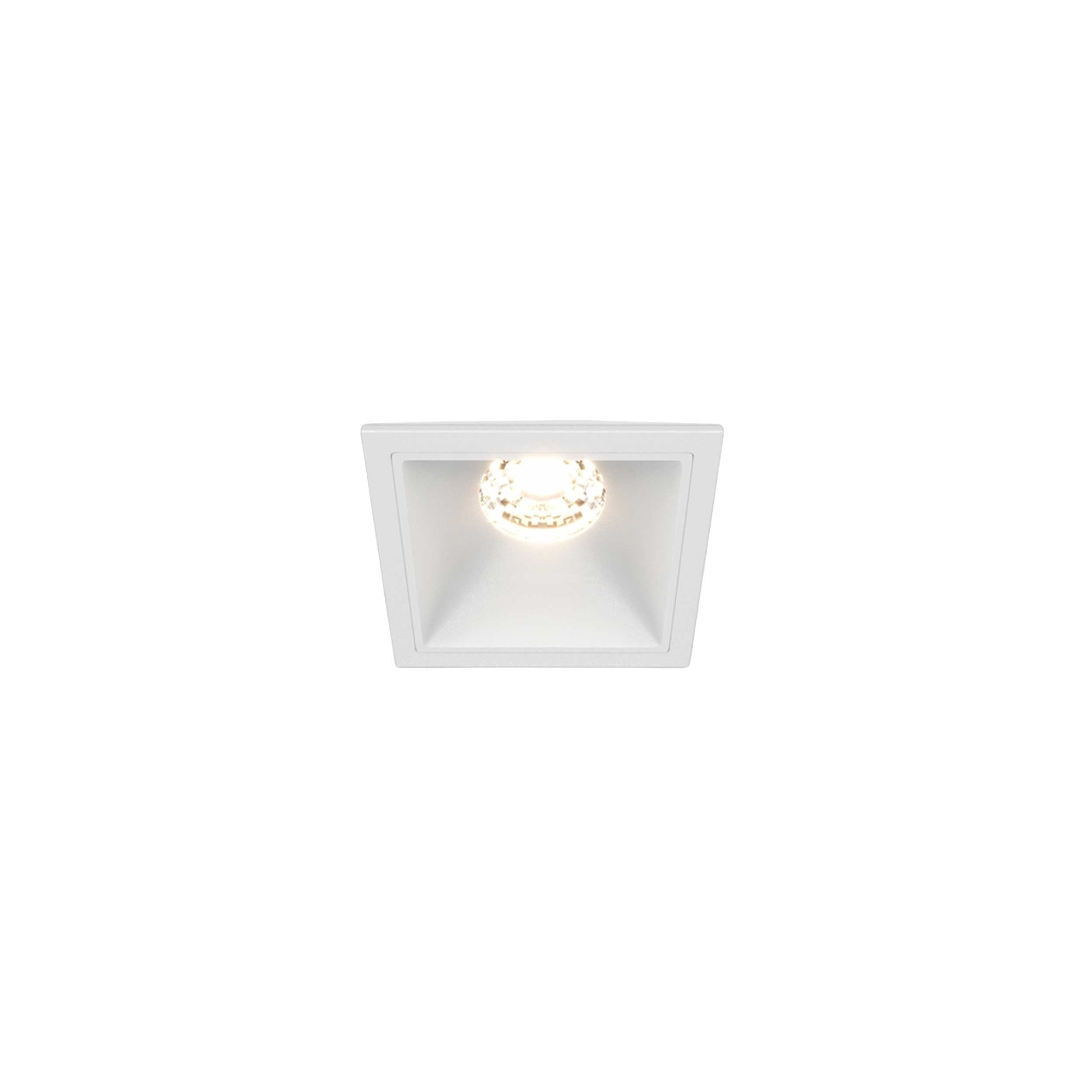 Maytoni downlight Alfa LED 10W 36° vgradna kvadratna svetilka, bela